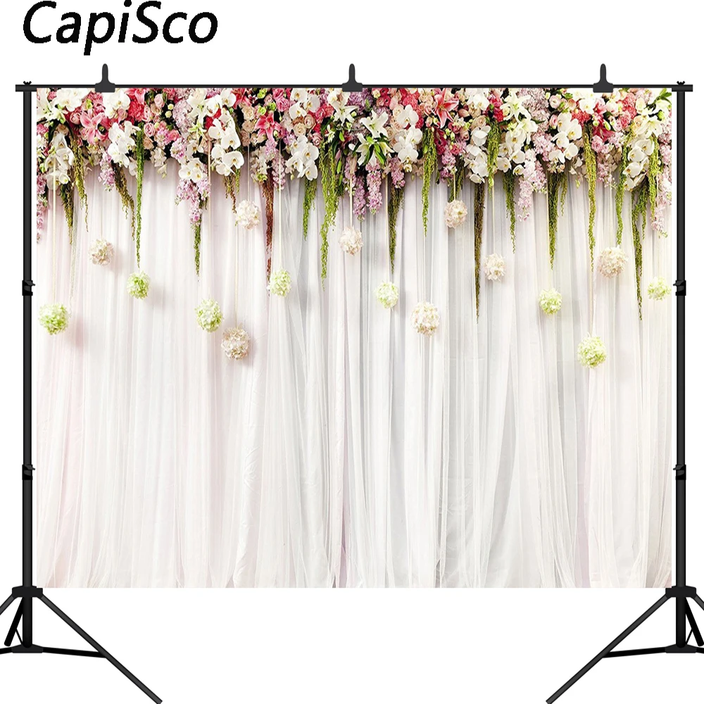 Capisco фото фон для свадебной фотосъемки фоны студийной с цветами вечерние