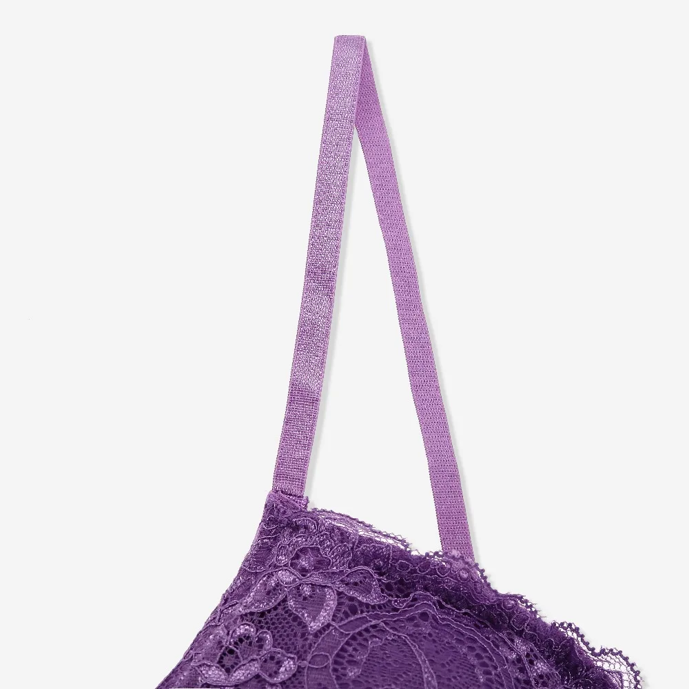 Женский кружевной вязаный Бралетт бюстгальтер бюстье укороченный топ цветочный