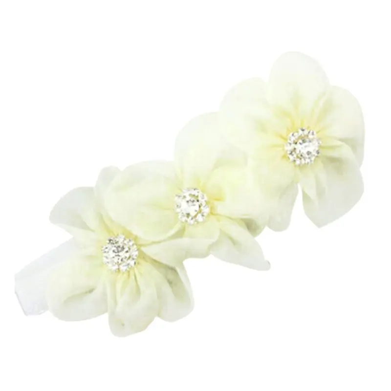 Детская повязка для волос девочек цветок милый эластичный головной убор