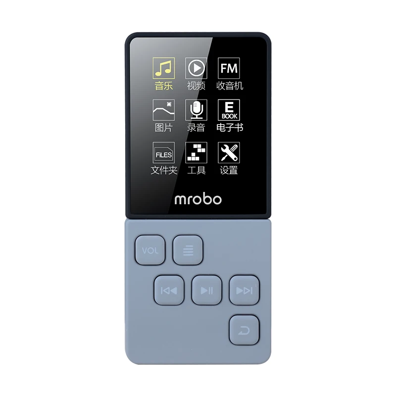 MP4 плеер Mrobo портативный цифровой аудиоплеер с экраном 1 8 дюйма FM электронная