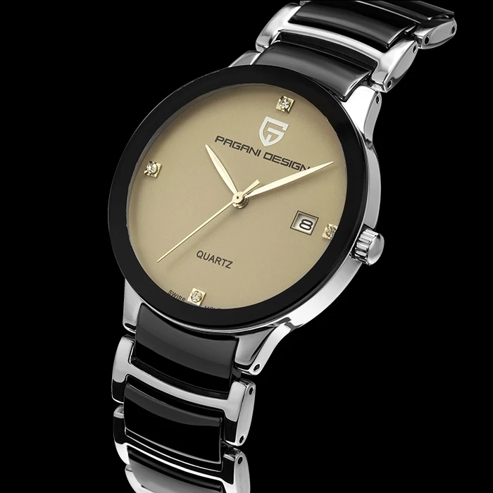 Pagani new slim design simple business men waterproof stainless steel quartz watch free shipping RS-3205M | Наручные часы