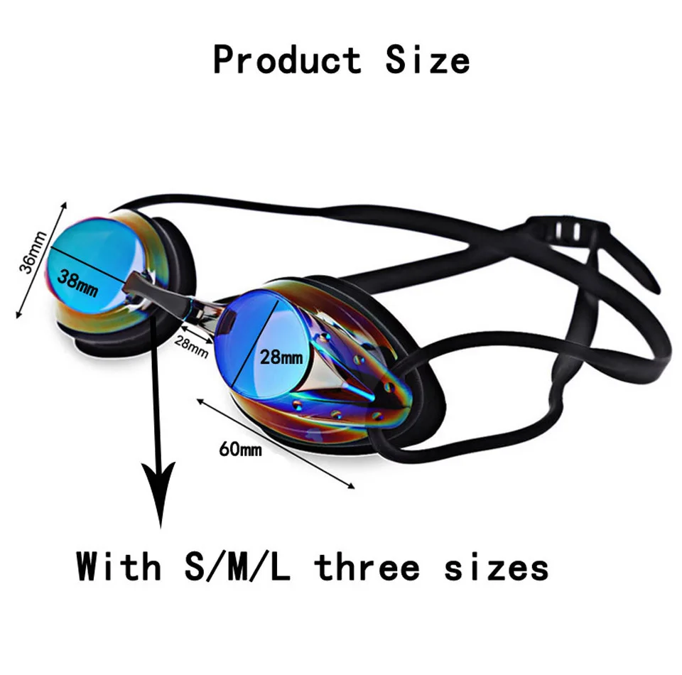 Unisex Swimming Goggles Anti-fog UV Protection Waterproof Surfing Professional Swimming Glasses Adult Swim Goggles Men Women