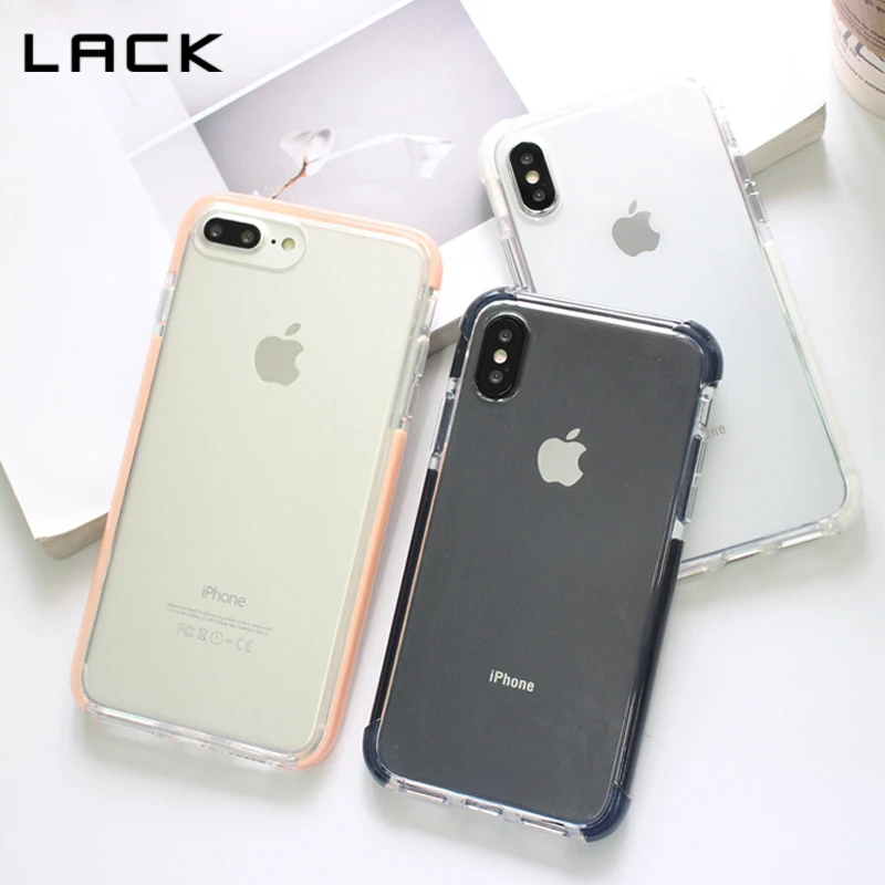 Прозрачный чехол для iphone 7 6 s 8 Plus простой полный защитный X мягкая задняя крышка
