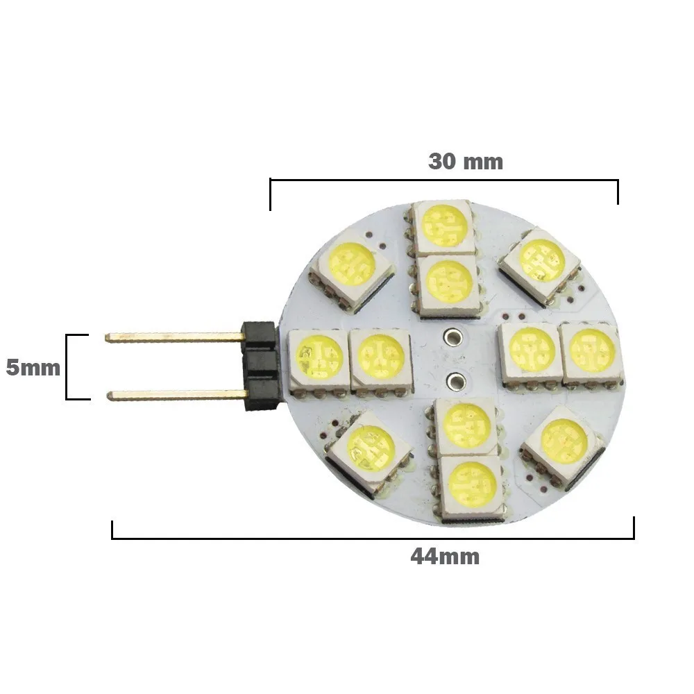 3 шт. 5050 SMD чип G4 морской Кемпер светодиодное освещение RV лампа Светодиодная 360