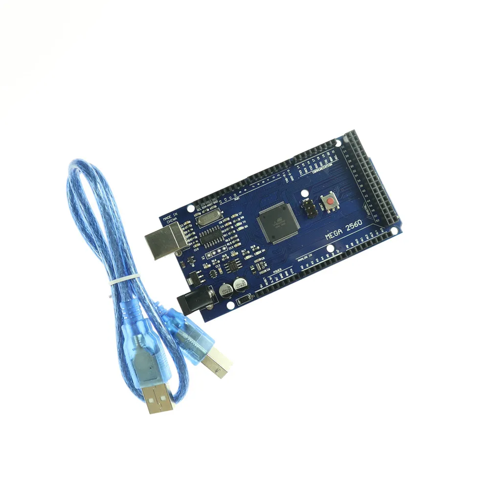Макетная плата KJ298 MEGA 2560 CH340G ATmega2560 R3 AVR + USB кабель для arduino MEGA2560 1 шт.|usb cable for dell