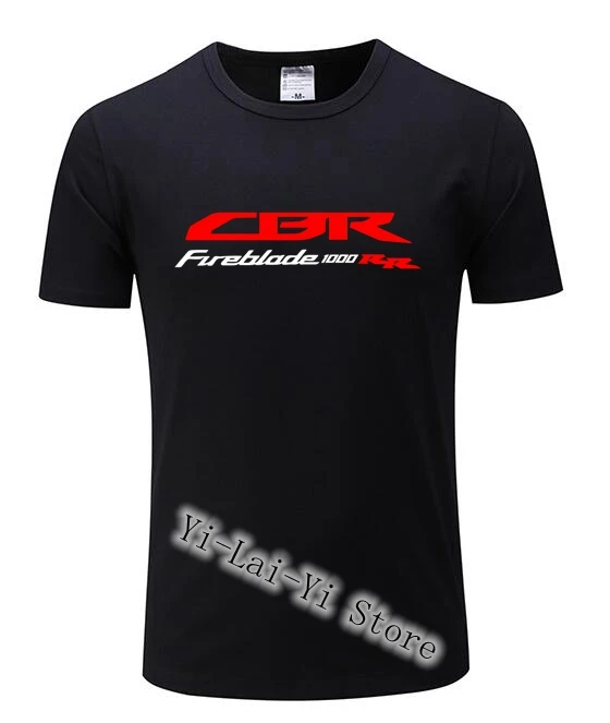Брендовые Новые мужские футболки из 100% хлопка Япония мотоцикл CBR 1000RR Fireblade