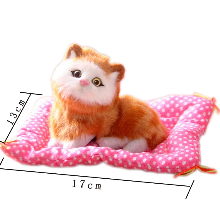 Настоящие волосы Электронные Домашние животные кошки куклы симуляция животное