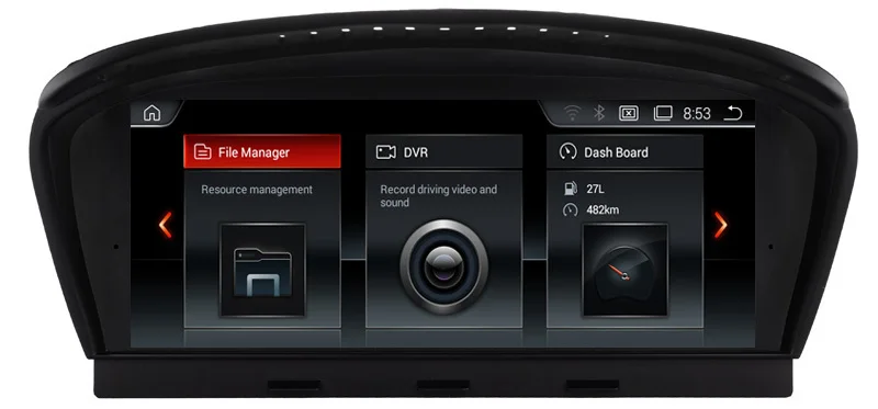 8 &quotчетырехъядерный Android 7 1 автомобильный DVD для BMW 5 серии E60 E61 E63 E64 3 E90 E91 с GPS аудио