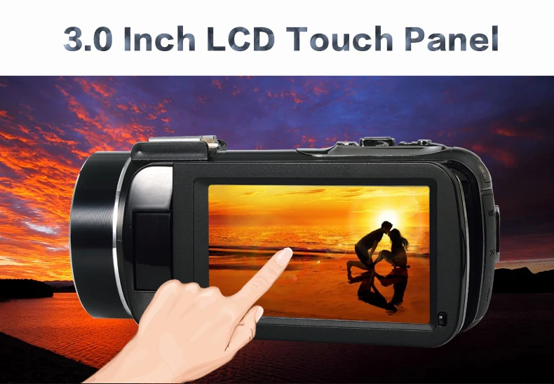 KaRue ORDRO HDV-Z20 Портативный цифрового видео Камера HD 1080 P 24MP Wi-Fi видео Камера 16x зум цифровой видеокамеры Камера цифровой видео