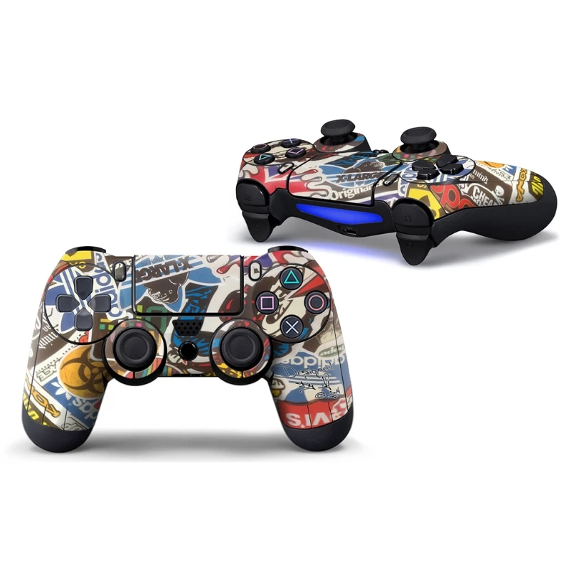 Виниловая декоративная наклейка для контроллера Sony Playstation 4 защитная пленка со