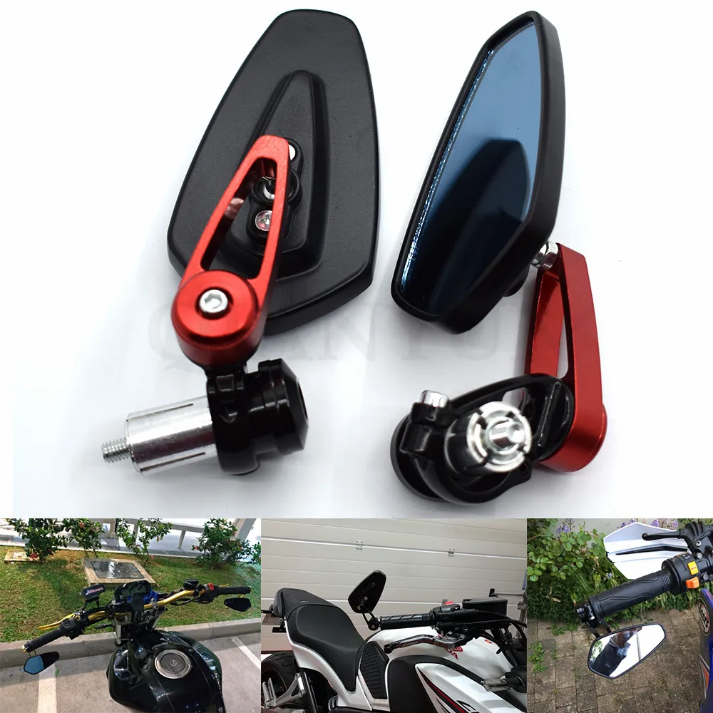 Для ручки на руль зеркало заднего вида Зеркало для мотоцикла kawasaki suzuki honda yamaha KTM