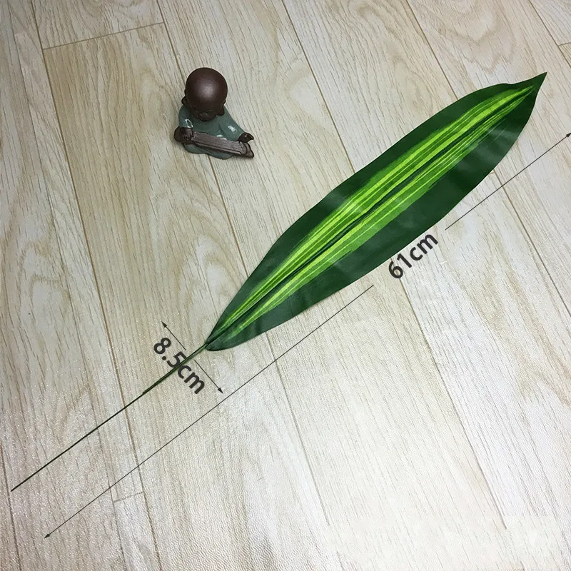 green 67cm 1 шт. искусственные листья тропические Пальмовые Листья Имитация листьев для свадьбы Гавайские Луау тематические вечерние украшения для дома и сада - Цвет: green 67cm