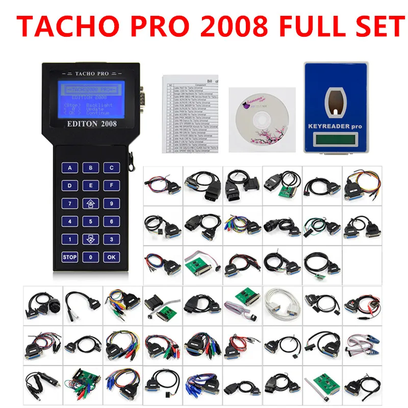Высокое качество Tacho Pro 2008 July Универсальный Даш программатор TACHO PRO Коррекция