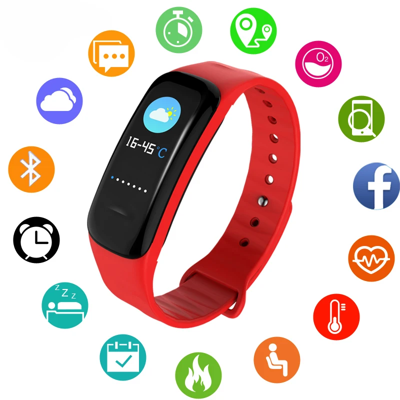 Bluetooth спортивный умный Браслет для женщин и мужчин детские электронные часы