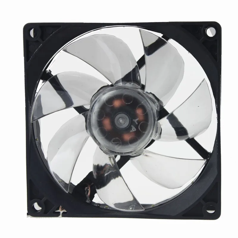 5 шт. Gdstime белый светодиод 90 мм 9225 3Pin DC 12V PC CPU охлаждающий вентилятор для