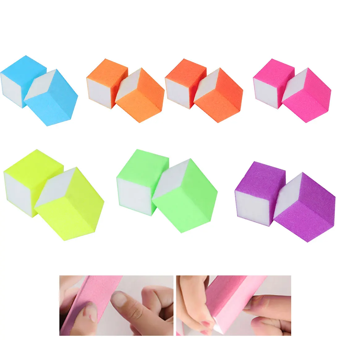Флуоресцентный мини лак для ногтей Tofu Curd Block 5 шт. многоцветные пилочки дизайна