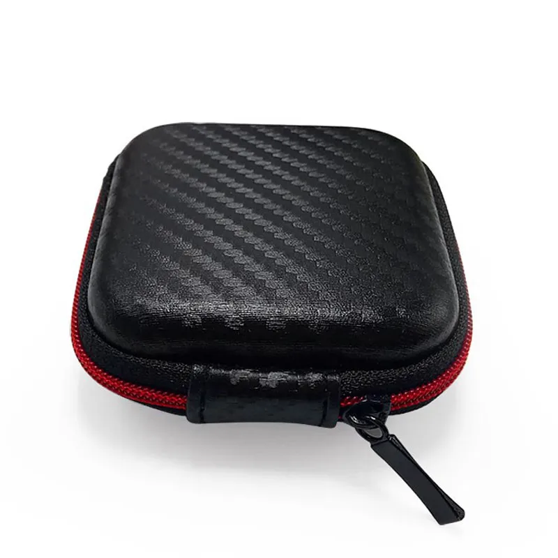 Черный чехол на молнии для Футляр наушников Чехол Размер коробки Держатель