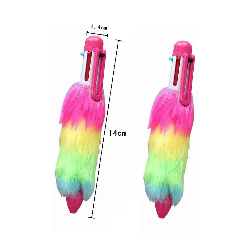 200 шт. новая форма Креативный дизайн цветные плюшевые стержни 6 цветов s шариковая