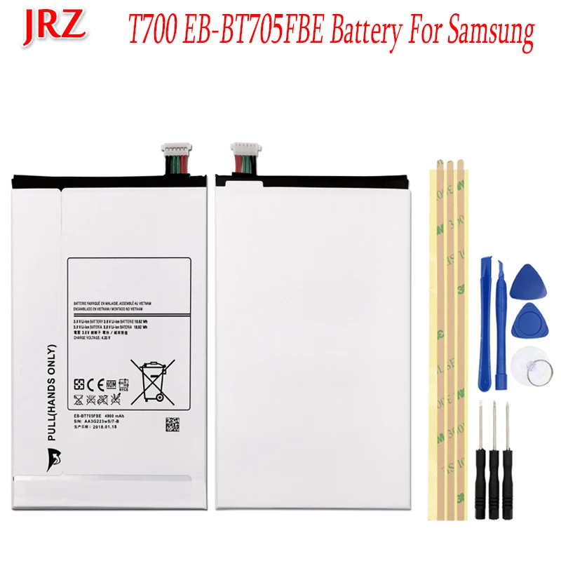 4900 мА/ч EB BT705FBC BT705FBE батарея для Samsung GALAXY Tab S 8 4 SM T705 T700 планшет Замена