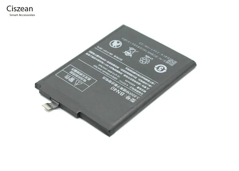 Ciszean 5 шт./лот BN40 / BN 40 Сменный аккумулятор для Xiaomi Redmi Redrice Hongmi 4 Pro Prime 3 ГБ 3G 4000 мАч
