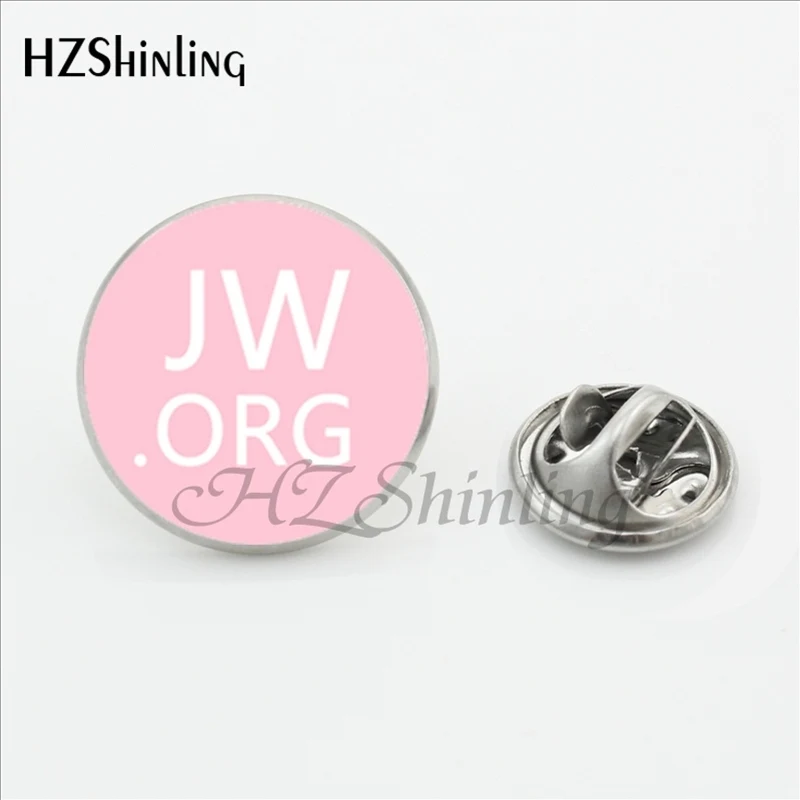 2 Новое прибытие JW. ORG из нержавеющей стали нагрудные шпильки стимпанк, воротник, воротник, булавка, стеклянная фотография, брошь из кабошона, ювелирные изделия - Окраска металла: 2