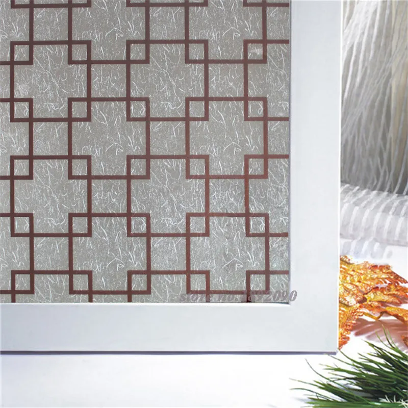 Продажа 45 * 100см / 17.7 &quot* 39.4&quot Самоклеящаяся непрозрачная декоративная оконная
