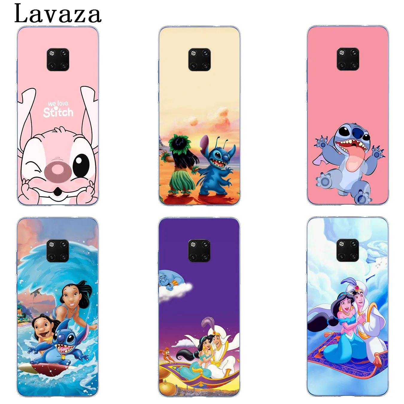 Милый чехол для телефона Lavaza Lilo Stitch Aladdin с мультипликационным принтом Huawei Mate 30 10 20