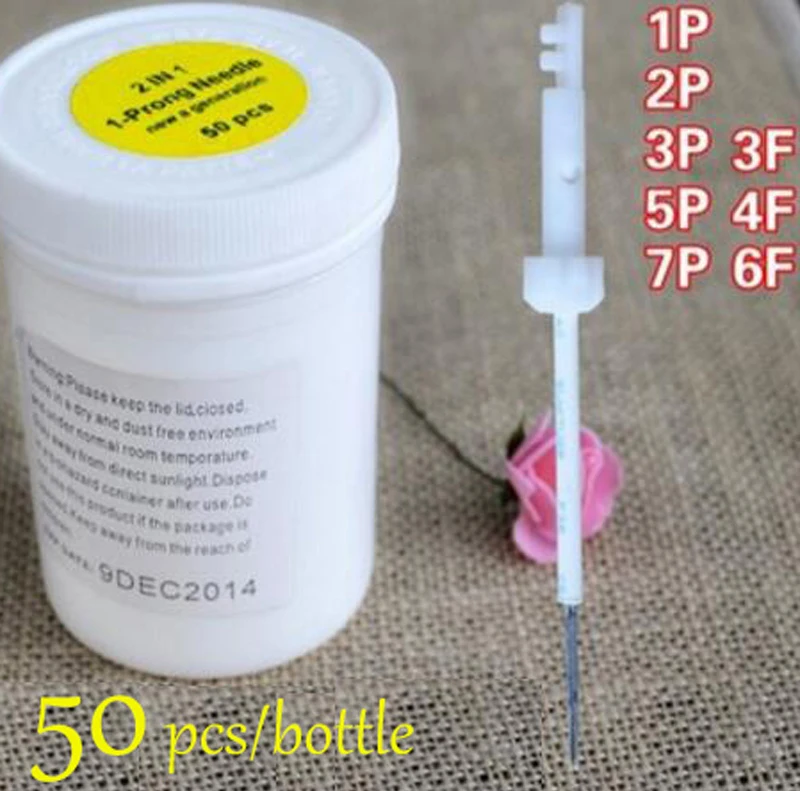 Микроблейдинг 50 шт./бутылка 1R/2R/3R/5R/7R/3F/4F/6F иглы для перманентного макияжа Дракон Перманентный макияж машина иглы татуировки