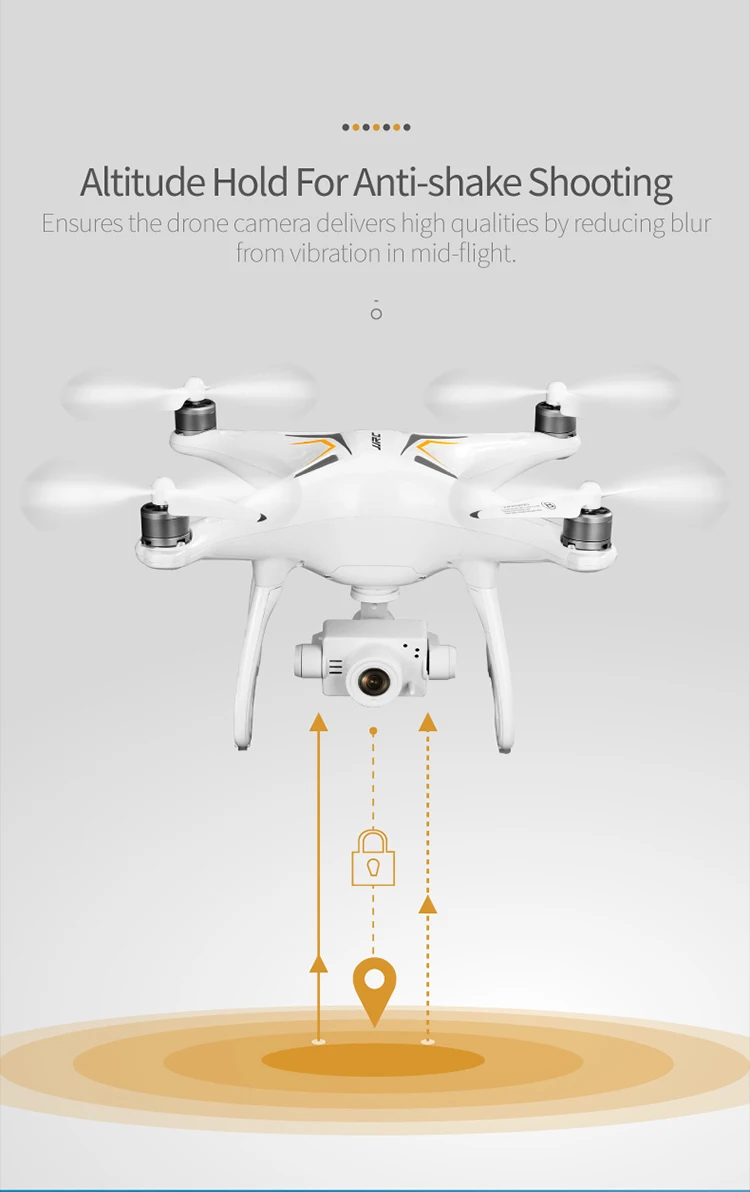 JJRC X6 Радиоуправляемый квадрокоптер Aircus gps Радиоуправляемый Дрон двухосевой стабилизация PTZ Gimbal 1080P БПЛА следуя за мной вертолеты
