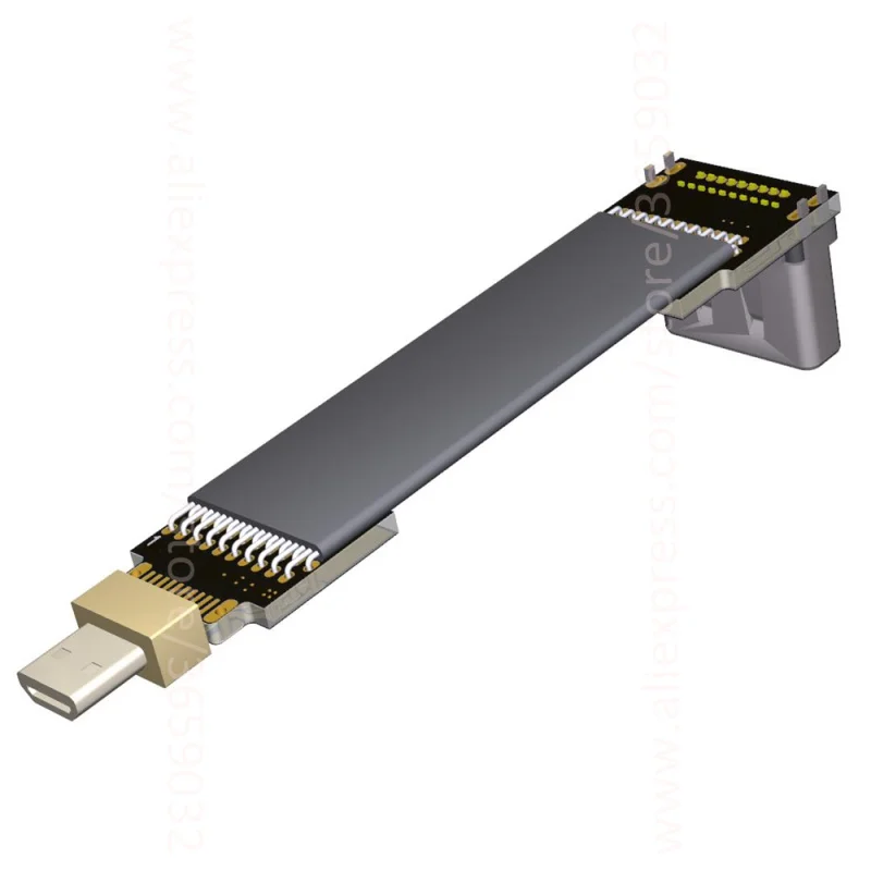Кабель Micro HDMI к переходник с двумя штекерами поддерживает 4K @ 60Hz 3D Ethernet
