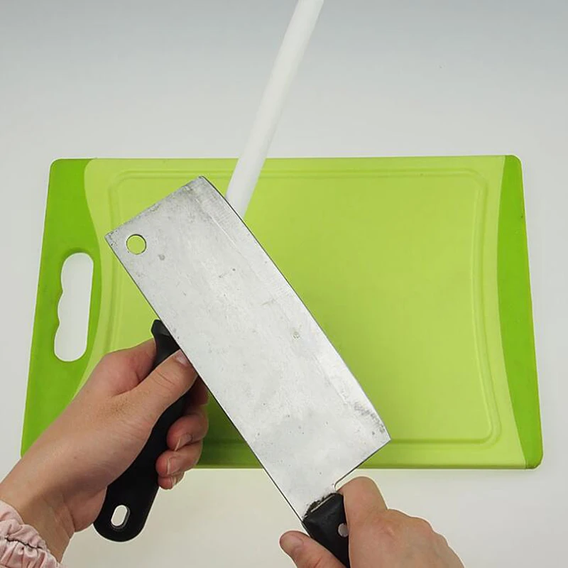 1 шт. Керамика стержень Ножи точильный камень циркония точилка для ножей с ABS