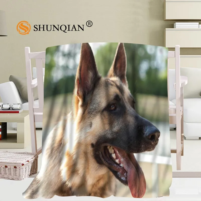 Одеяло в виде немецкой овчарки 56x80 дюймов 50x60 40x50 дюймов|soft fleece|blanket softblanket fleece |