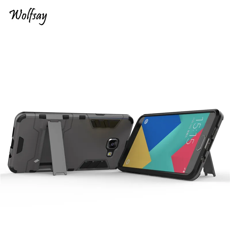 Чехол Wolfsay для Samsung Galaxy A5 2016 тонкий резиновый чехол с роботом A510|for samsung galaxy|rubber casecase