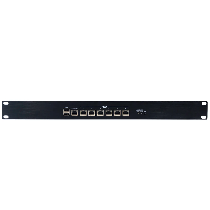 Сетевой безопасности Мини ПК хосты с J1900 бортовой 2G/4G RAM 6 * LAN 1 VGA 2 WIFI антенный порт