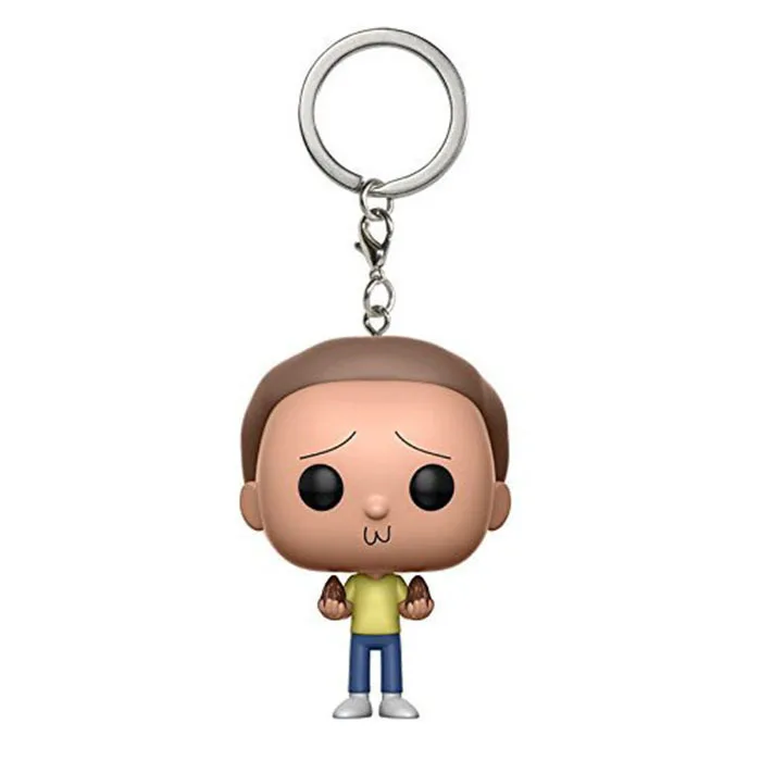 morty 50 шт./компл. брелок игрушка чудо-женщина Сейлор Мун очень странные дела Чаки baymax Dragon Ball Наруто-куклы - Цвет: morty