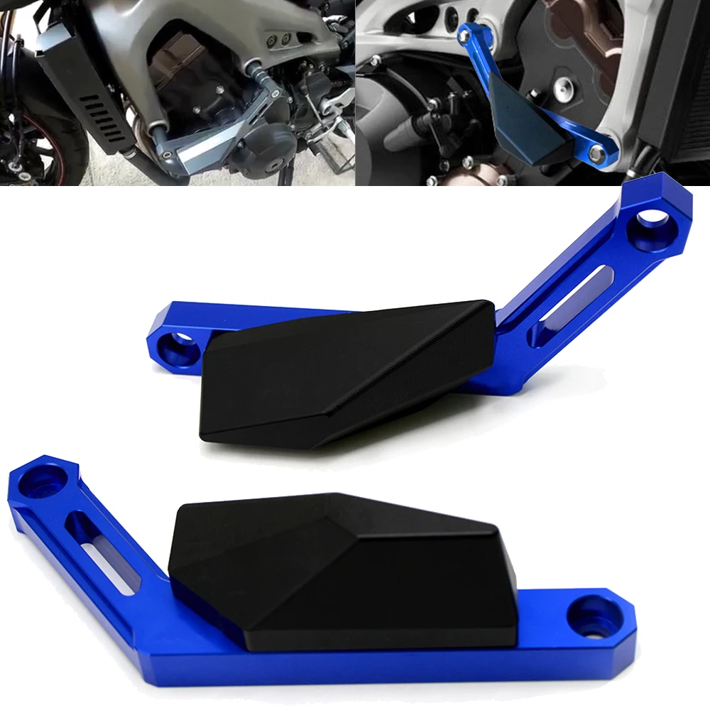 Для YAMAHA MT 09 FZ FJ09 15 17 CNC крышка слайдера двигателя защитная рамка ползунок MT09 2014 2015