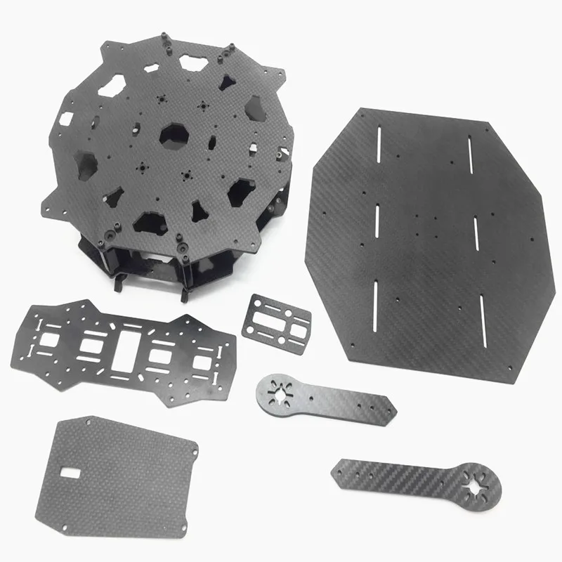 3K пластина из углеродного волокна с ЧПУ Сервис резки FPV QAV diy беспилотный