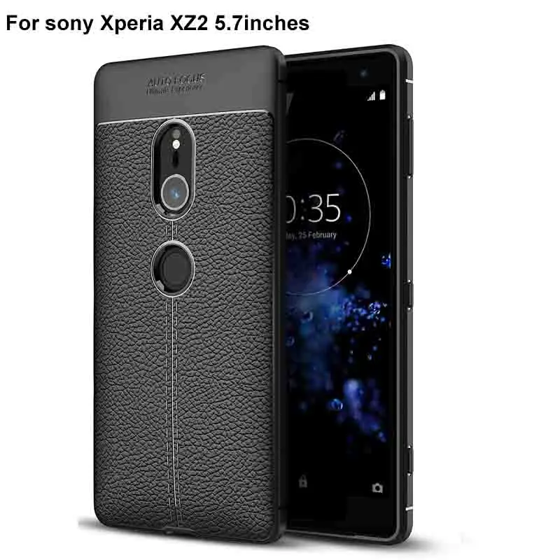 2PCS For Sony xperia XZ2 Case Luxury Ultra-Thin Soft TPU Design Cases xperiaXZ2 | Мобильные телефоны и аксессуары