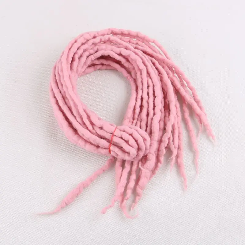 Роскошные для плетения 10 прядей на рост 90 см 120 длинные Непал валяной шерсти из