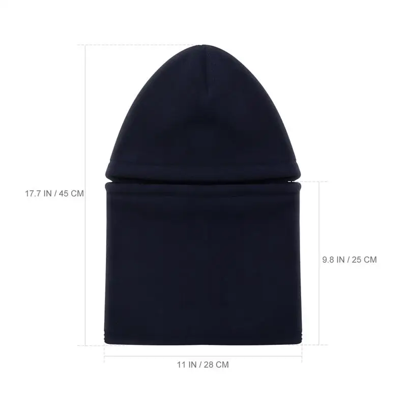 Clispeed Зимние головные уборы Регулируемая Толстая практичная шапка с защитой лица