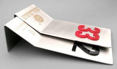 20 шт. металлическая настольная табличка из нержавеющей стали|sign plate|plate signplate stand |