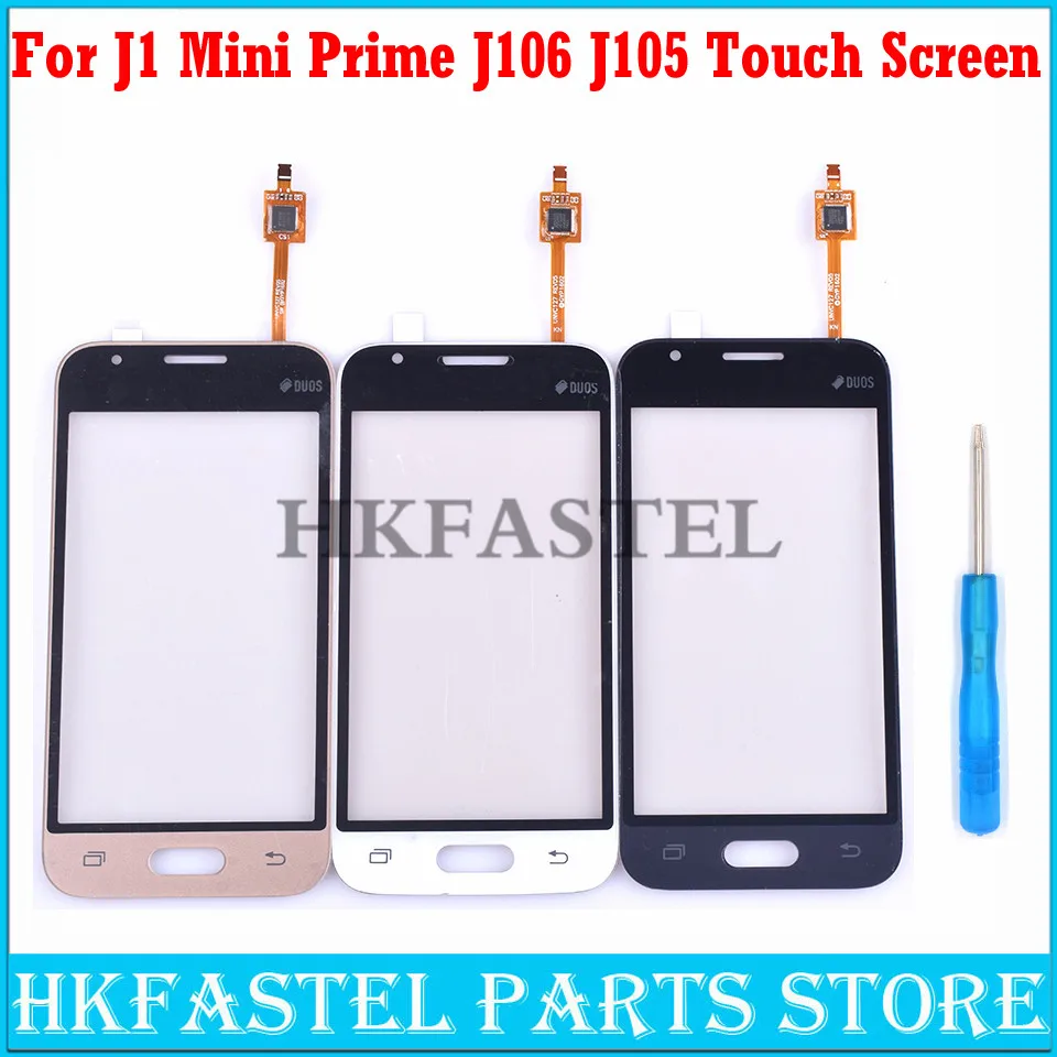 Сенсорный ЖК экран hkfatel для Samsung Galaxy Duos J1 Mini J105 Prime J106 дигитайзер переднее стекло