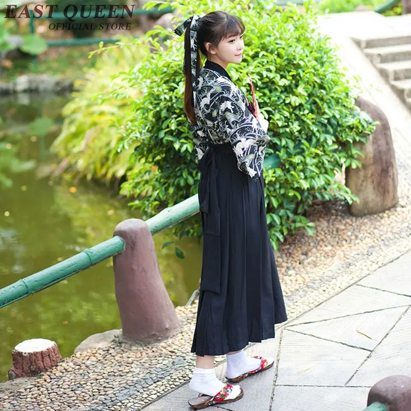 Женское японское традиционное кимоно Yukata летнее пляжное AA2446 Y|traditional japanese