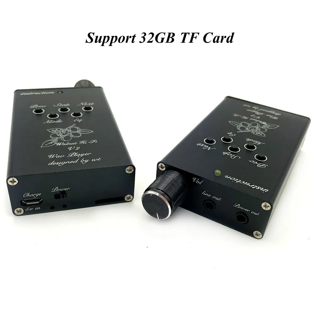 Профессиональный MP3 плеер Lusya V2S Hi Fi без потерь поддержка 32 ГБ TF карта с