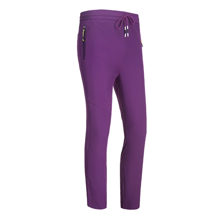 Purple Горная кожа женские летние быстросохнущие эластичные спортивные штаны Мягкие уличные походные Кемпинг Рыбалка скалолазание треккинговые брюки VB056 - Цвет: Purple