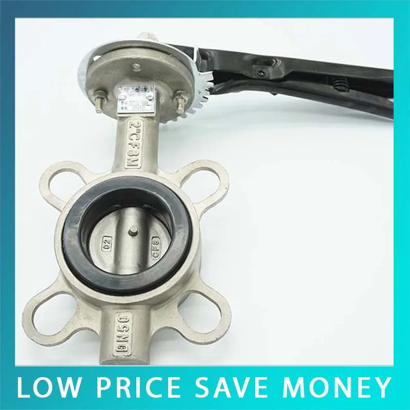 DN80 SS Manual Wafer Butterfly Valve D71X-16P Series Обустройство дома