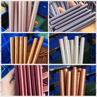 new 6 colors 30pcs pack round stick bar office supplies and wedding invitation card wax seal glue gun use
