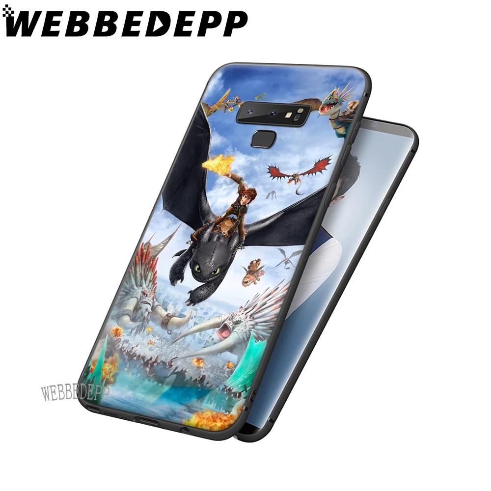 WEBBEDEPP Как приручить дракона Мягкий ТПУ чехол для Samsung Galaxy S6 S7 Edge S8 S9 S10 Plus