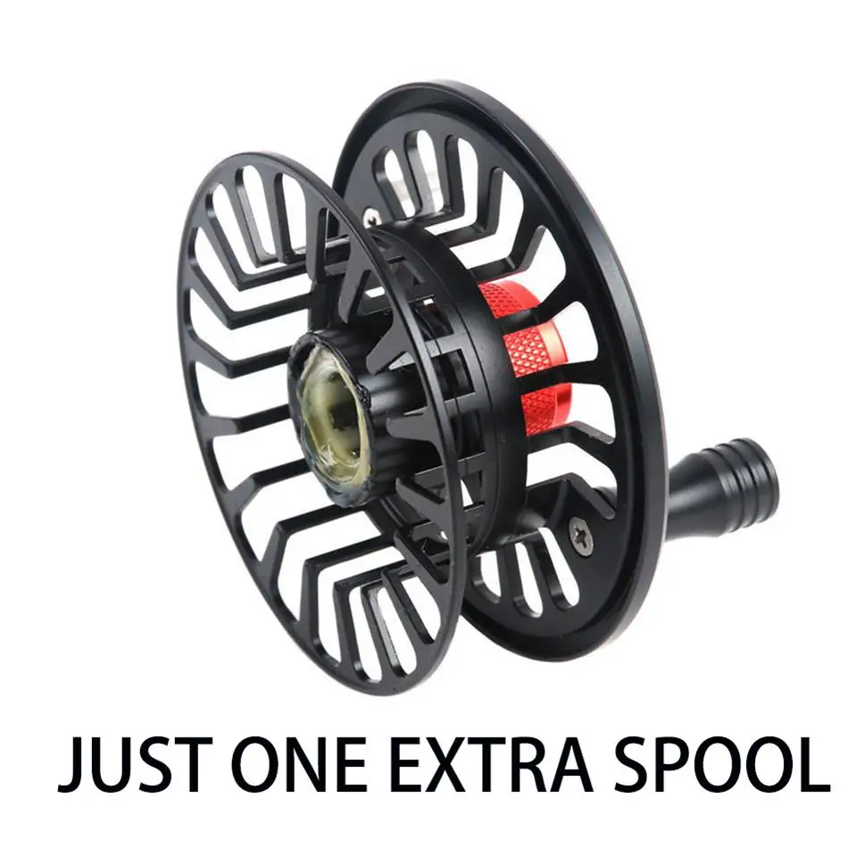 Spare Spool Black Катушка для ловли нахлыстом Maximumcatch 1/3, 3/4, 5/6, 7/8, 9/11WT, катушка для нахлыстом, обработанная алюминиевой микро регулировкой, катушка для ловли нахлыстом - Цвет: Spare Spool Black