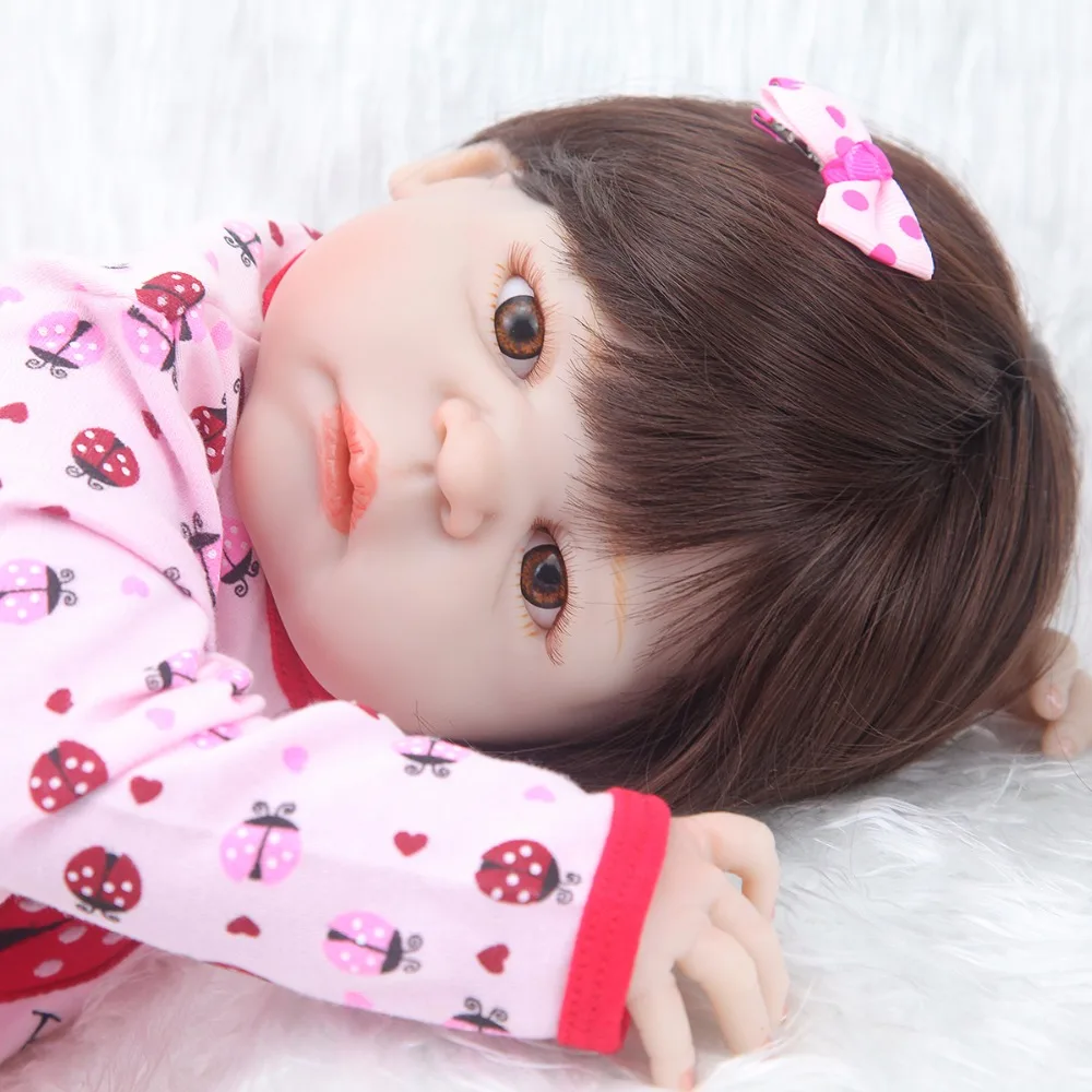 Forrsdor22 дюйма новинка викторианская Реалистичная новорожденная девочка с черными